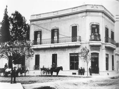 Así lucía la zapatería de Kraus a finales del siglo XIX.