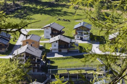 Así lucía parte de Blatten antes de la avalancha del miércoles 28 de mayo