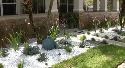 Así lucían las piedras de su jardín (captura de pantalla)