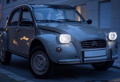 Así podría verse el Citroën 3CV modelo 2025, según la IA