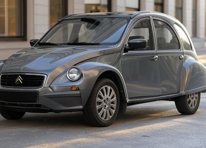 Así podría verse el Citroën 3CV modelo 2025, según la IA