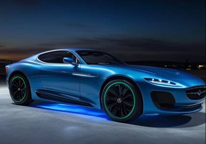 Así podría verse el Jaguar E-Type modelo 2025, según la IA