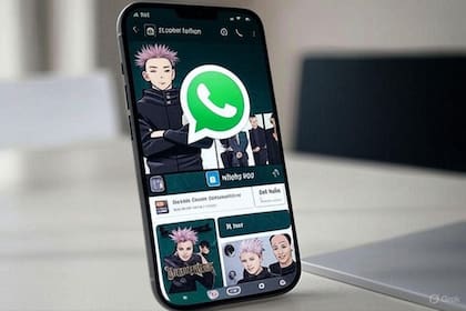 Así podría verse el "modo Jujutsu Kaisen" en WhatsApp
