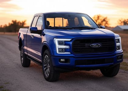 Así podría verse la Ford F-100 modelo 2025, según la IA