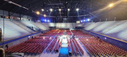 Así preparan el estadio con 12 mil localidades para el Congreso del Frente Renovador