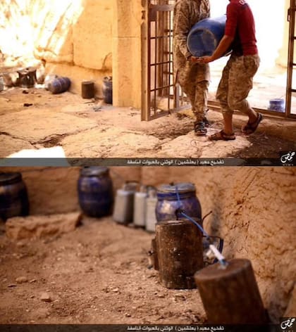 Así prepararon el templo para la explosión