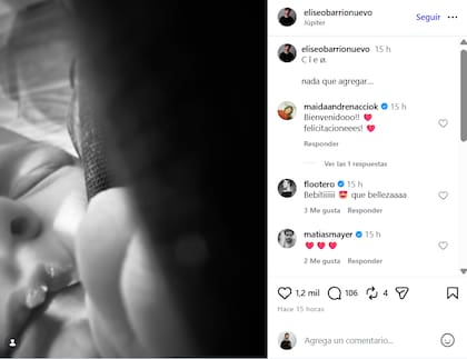 Así presentó Eliseo a su hija