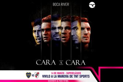 Así promociona TNT Sports el Boca-River del domingo.