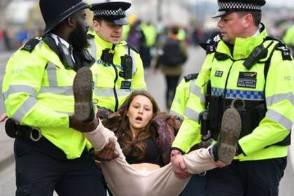 Solamente en Londres hubo más de 1.000 detenidos en los últimos meses