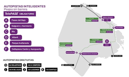 Así queda configurada cada traza de AUSA
