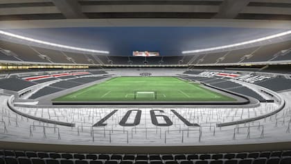 Así quedará el estadio de River Plate una vez finalizada la ampliación, según difundieron desde el club