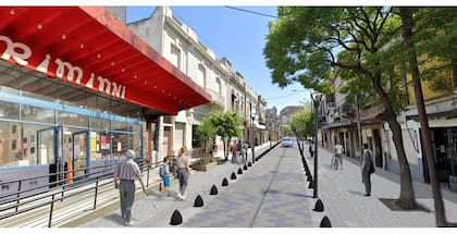 Así quedará la calle Necochea tras la intervención (Foto: GCBA)
