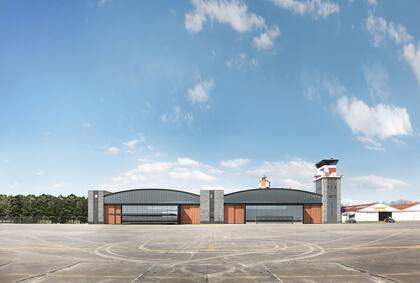 Así quedarán los hangares remodelados