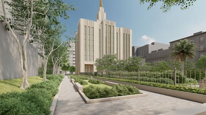 Así quedaría el nuevo templo mormón