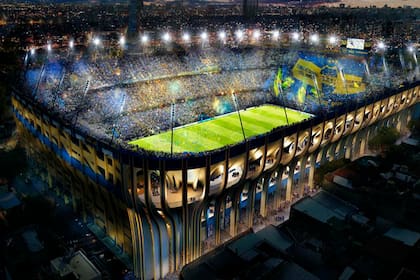 Así quedaría la Bombonera, de acuerdo al proyecto esloveno