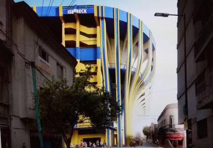 Así quedaría la nueva tribuna, que reemplazaría al sector de palcos