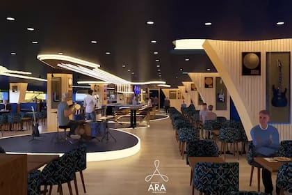 Así quedaría la parte interior del Hard Rock Bombonera, según el render que compartió el club xeneize en sus redes sociales (x.com/BocaJrsOficial)