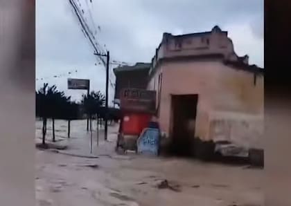 Así quedaron las calles de La Merced luego de las lluvias