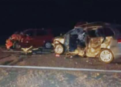 Así quedaron los vehículos involucrados en el accidente