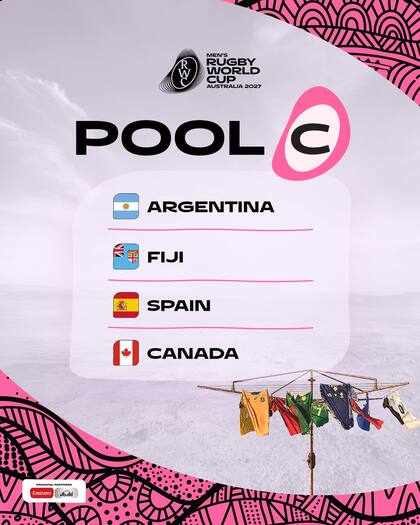 Así quedó conformado el grupo de Argentina para el Mundial de rugby Australia 2027