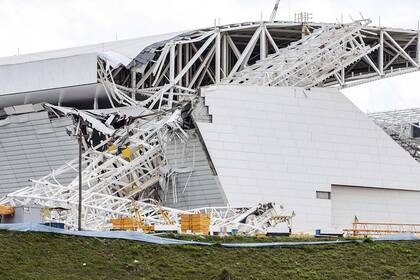 Así quedó el estadio