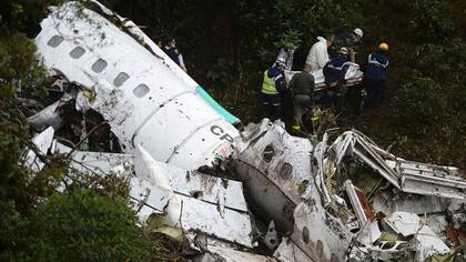 Así quedó el avión