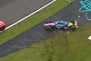 Así fue el accidente que dejó a Colapinto fuera de la carrera sprint en Interlagos