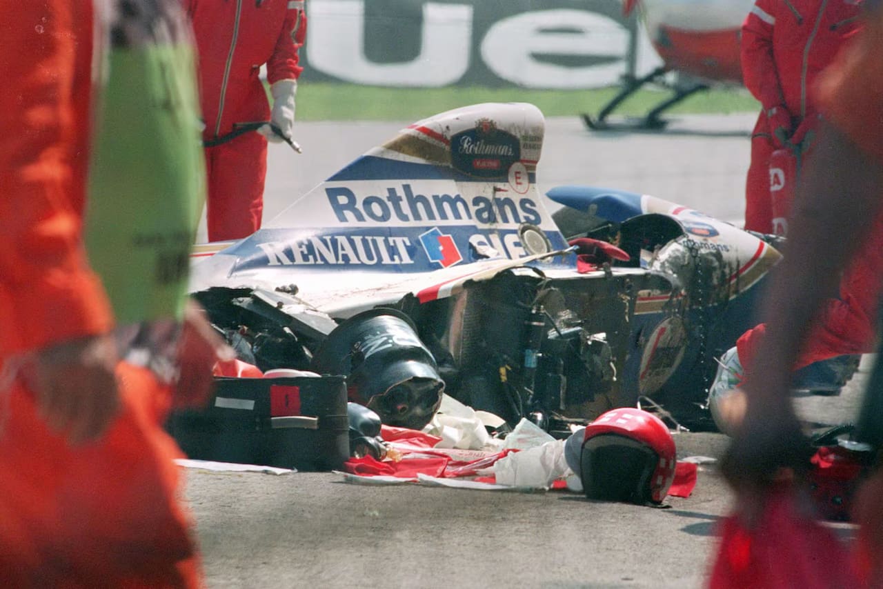 En imágenes reales, así fue el accidente de Ayrton Senna - LA NACION