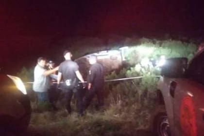 Así quedó el auto donde viajaba la intendenta, tras el vuelco