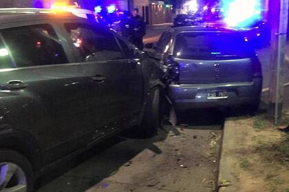 Así quedó el auto que chocó Ernestina Pais