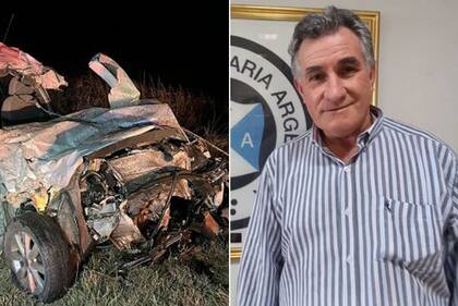 Así quedó el auto que manejaba Carlos Achetoni