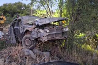 Perdió el control del auto en una curva de la ruta 60, chocó y murió