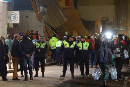 Así quedó el edificio Parravicini tras su derrumbe