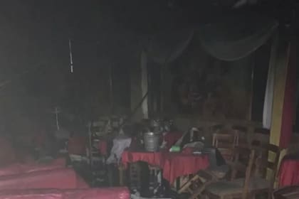 Así quedó el lugar tras el incendio