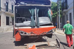 Así quedó el micro escolar.