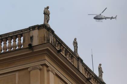 Así quedó el Museo Nacional de Brasil tras el incendio que destruyó más 200 años de historia