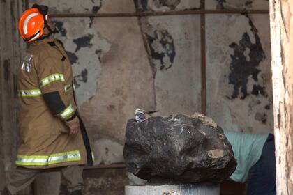 El meteorito que sobrevivió al incendio