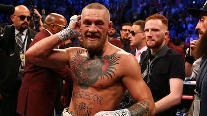 Así quedó el rostro de McGregor, el perdedor