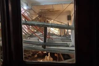 Festejaban un cumpleaños de 4 en un salón de Caballito y se derrumbó el techo