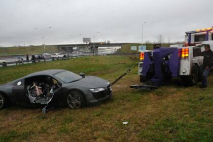 Así quedó el vehículo de Juan Alberto Paladini tras el fatal vuelco