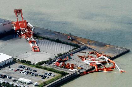 Así quedó Japón tras el paso del potente tifón Jebi