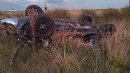 Así quedó la camioneta Amarok del empresario, tras el choque Gza. Portal MercedesYa