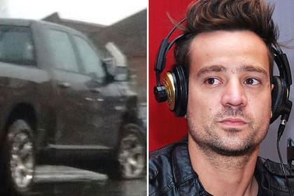 Así quedó la camioneta de Chano