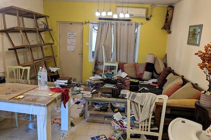 Así quedó la casa de la familia Kohan luego de la irrupción de Hamas