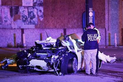 Así quedó la Ferrari de Errol Spence, que salvó su vida de milagro