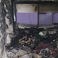 Amenazó a su pareja con un cuchillo e incendió totalmente el departamento en el que había una bebé