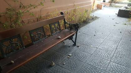 Así quedó la residencia de Alicia Kirchner tras los incidentes