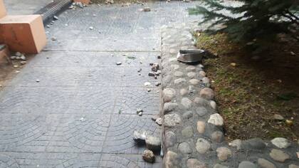 Así quedó la residencia de Alicia Kirchner tras los incidentes