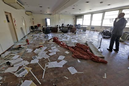 Así quedó la sede de la UTA luego de los destrozos