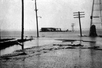 Así quedó Tampa luego del huracán de 1921
